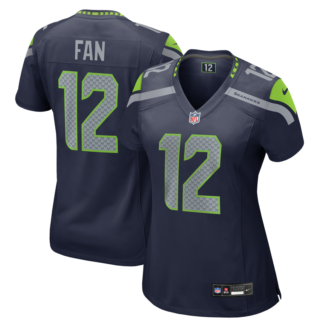12s Seattle Seahawks Nike Women's Player Official Jersey - Royal