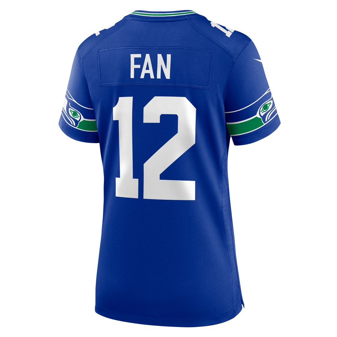 12s Seattle Seahawks Nike Women's Player Official Jersey - Royal